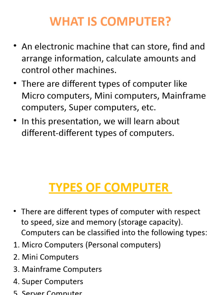 What is computer pdf
