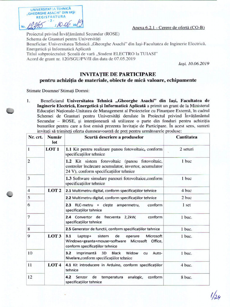 Dokumen - Tips - A Specificatii Tehnice Solicitate Lot 1 Reper 12 ...