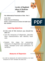 L3 - Mathematical Representation of Data 2