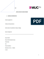 Muc Application Form