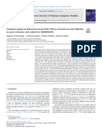 Computer Games As Distraction From PAIN. Effects of Hardware and Difficulty On Pain Tolerance and Subjective IMMERSION