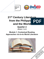 21 Century Literature From The Philippines and The World: Quarter 2
