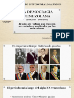 LA DEMOCRACIA VENEZOLANA - Material de Estudio para Los Alumnos - 5to Aã o CSI