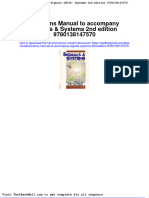 Solutions Manual To Accompany Signals Systems 2nd Edition 9780138147570