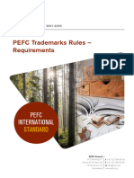 PEFC Trademark Rules 2001 2020