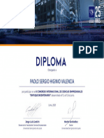 Certificado - Ii Congreso de Ccee - Paolo Sergio Higinio Valencia