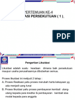 Likuidasi Persekutuan (1) : Pertemuan Ke-4