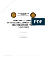 Komunike MSG, FIP Dan ACP Tentang West Papua (2015-2023)