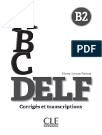 ABC DELF B2 2021 Corriges