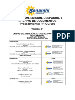 TRAMITACION DE DOCUMENTOS