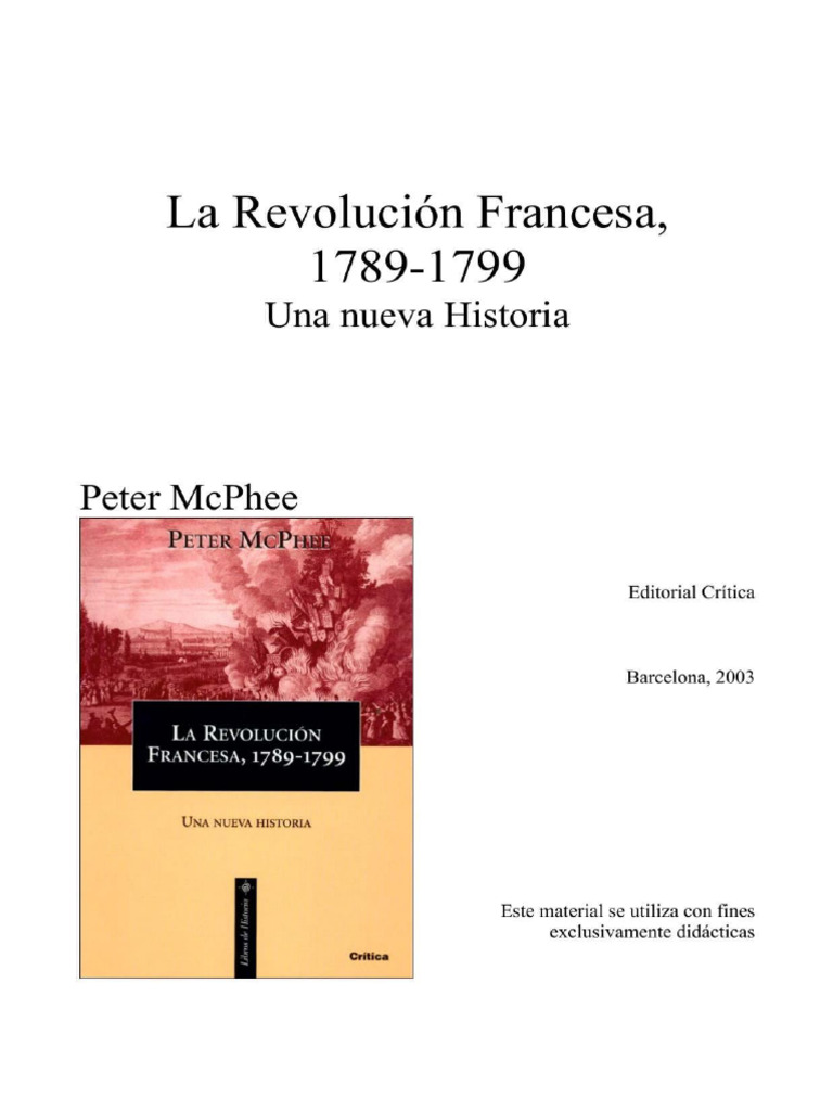 La Revolucion Francesa, - Rflores | PDF | Nobleza | Francia