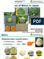 DUS Test of Melon in Japan