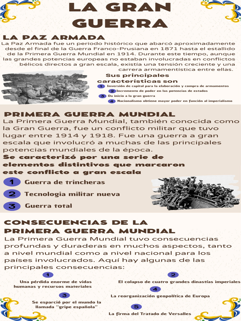 La Paz Armada y la Primera Guerra Mundial | PDF | Historia