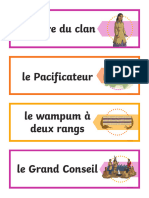 Haudenosaunee Word Cards French