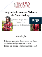 Biografia de Vanessa Nakate e de Nina Gualinga