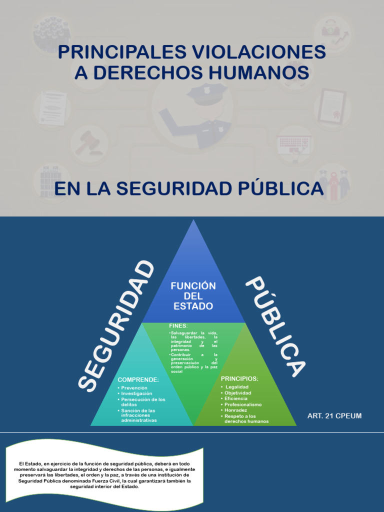 Principales Violaciones A Derechos Humanos | PDF | Victimologia