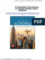 Test Bank For Essentials of Economics 11th Edition Bradley Schiller Karen Gebhardt