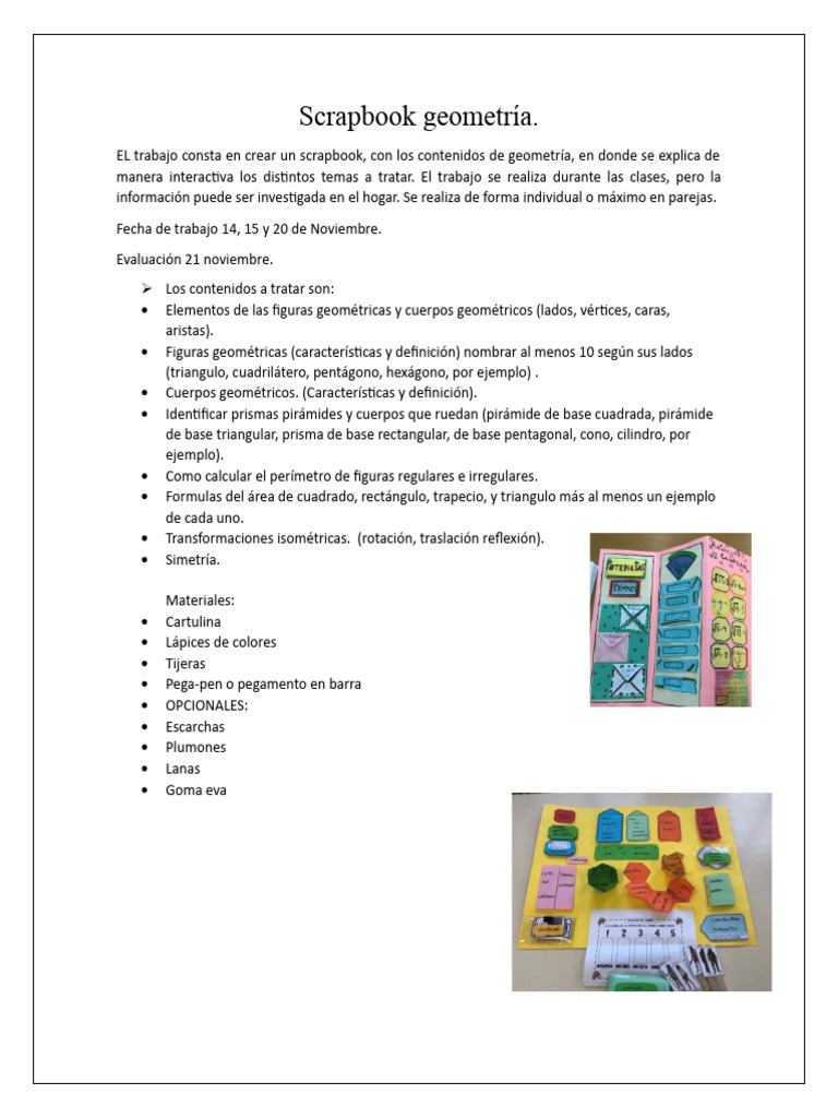 Cuaderno Interactivo De Geometría 3D Para Niños De 5 A 12 Años, Con Formas Y Fórmulas Simplificadas