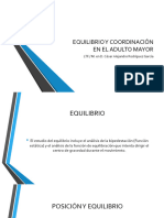 Equilibrio y Coordinación en El Adulto Mayor PDF