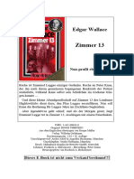 (Rote Krimi) Edgar Wallace - Zimmer 13 - Kriminalroman-Wilhelm Goldmann (19 - )