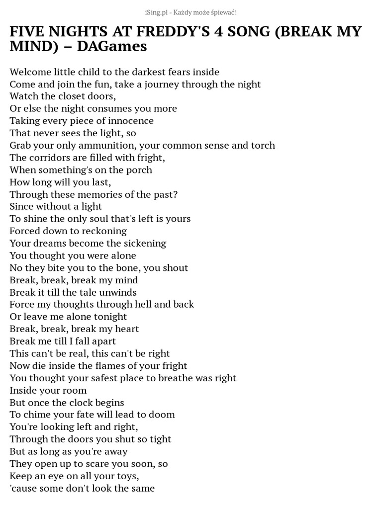 tekst-dagames-five-nights-at-freddys-4-song-break-my-mind-karaoke