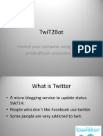 Twit2Bot: Control Your Computer Using Twitter!