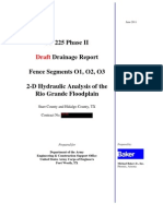 June 2011 CBP Hydrology Report For Border Wall Sections O-1 O-2 O-3