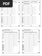 ZipGrade 25-Item Answer Sheet | PDF