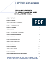 Regulamento Geral Do Carioca de Rally de Regularidade 2021