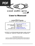 Cool Edit Pro 2 Manual