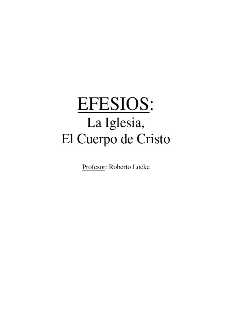 La Iglesia como Cuerpo de Cristo | PDF | Cristo (título) | Jesús