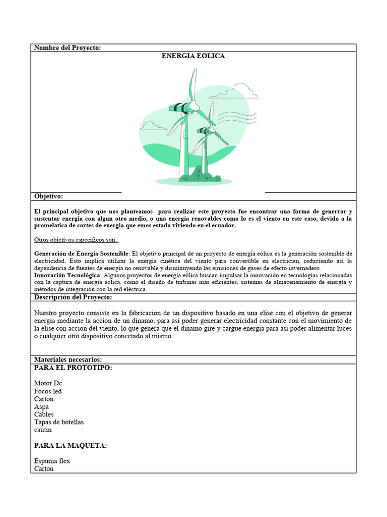 Energia Eolica | PDF | Energía eólica | Energía renovable