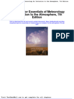 Test Bank For Essentials of Meteorology An Invitation To The Atmosphere 7th Edition