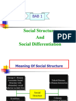 BAB 1 Social Structure and Social Differentiation