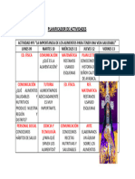 Planificador de Actividades Semanal