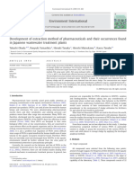 Development of Extraction Method of Pharmaceuticals