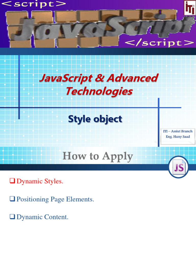 Style Object | PDF | Html Element | Dynamic Html