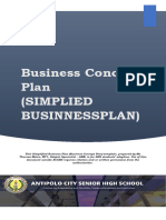 Updated 2023 Simplified Business Plan