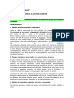 Riesgos en La Industria Azucarera (Azutek) - Investigacion Robert