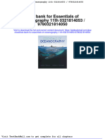 Test Bank For Essentials of Oceanography 11th 0321814053 9780321814050