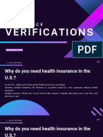 Insurance Verification Slides