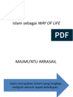 Islam Sebagai WAY OF LIFE