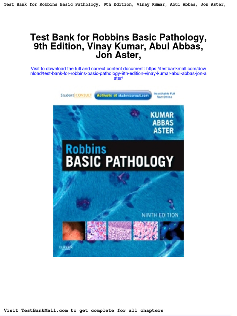 Test Bank For Robbins Basic Pathology 9th Edition Vinay Kumar Abul Abbas Jon Aster PDF Liver