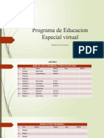 Programa de Educacion Especial Virtual