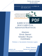 Ejercicios de Documentos Administrativos