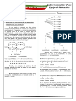 Apostila1-2o Ano - 2020-CEAM-Análise Combinatória