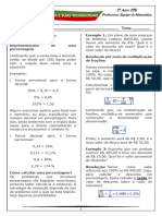 Atividade I - Porcentagem - 2° Ano