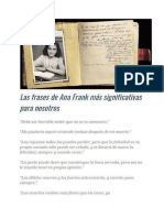 Frases de Ana Frank ICA ICB ISB