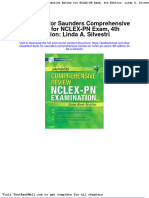 Test Bank For Saunders Comprehensive Review For Nclex PN Exam 4th Edition Linda A Silvestri