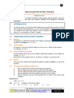 4 - Linear Eqn in One Variable Theory FJZCLVR